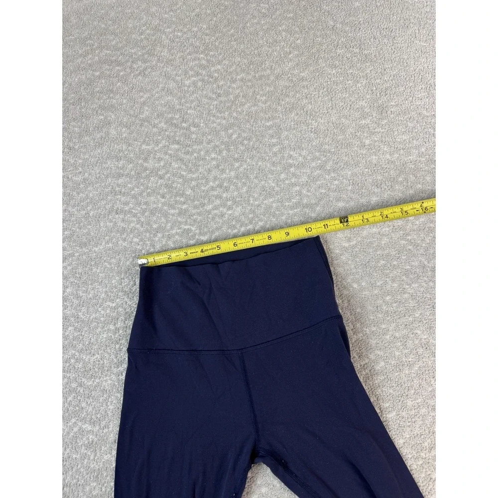 Lululemon Leggings Womens 4 Blue High Rise Ankle Yoga Gym Athletic Stretch‎
